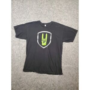 Vintage Nock On Archery T-shirt Size Large Hunting Outdoors Arrows Grenn Black